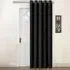 Chevron Door Curtain - Black