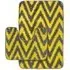Chevron Stripe Bath Mat Set - Yellow, Polypropylene