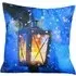 Christmas LED Light Up Lamp Filled Cushion 43x43cm 2 Pack