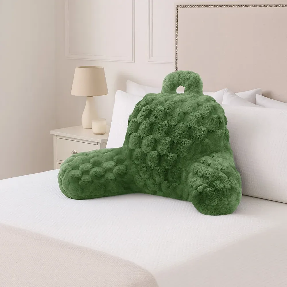 Chunky Popcorn Back Pillow - Olive