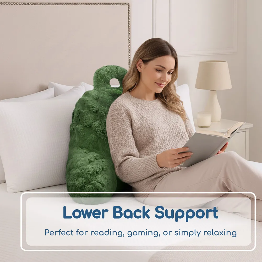 Chunky Popcorn Back Pillow - Olive