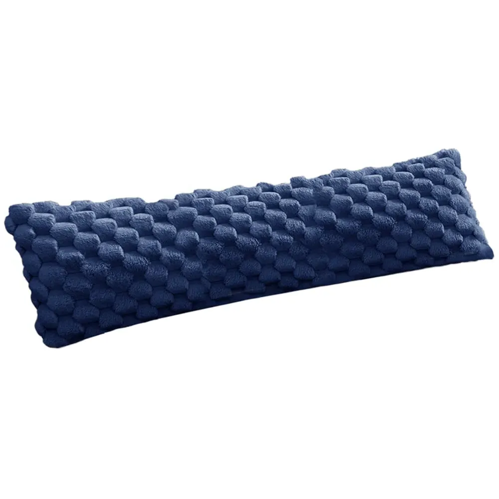 Chunky Popcorn Bolster Pillow - Navy