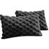 Chunky Popcorn Pillowcase 2 Pack - Charcoal