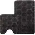 Cobla Bath Mat Set - Black