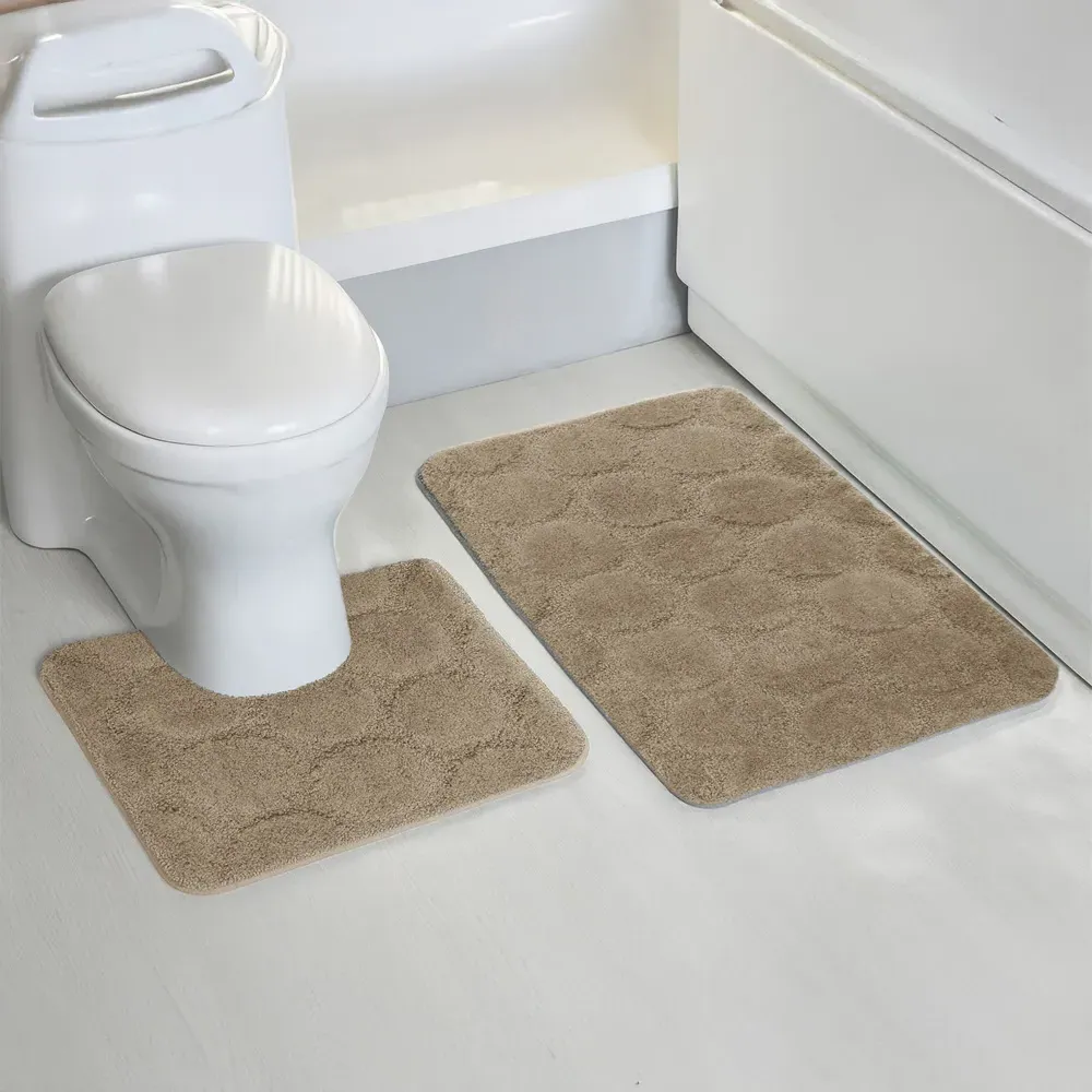 Cobla Bath Mat Set - Brown