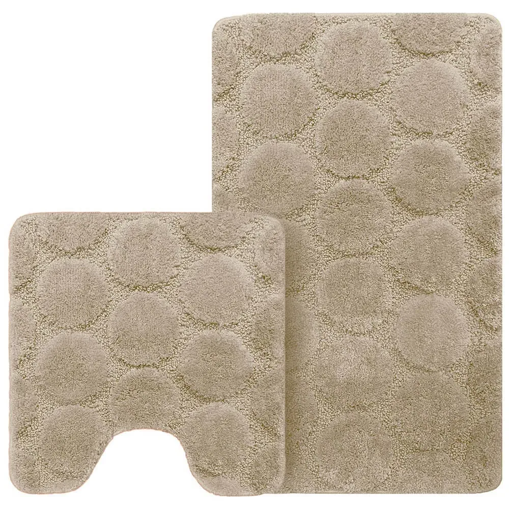 Cobla Bath Mat Set - Brown