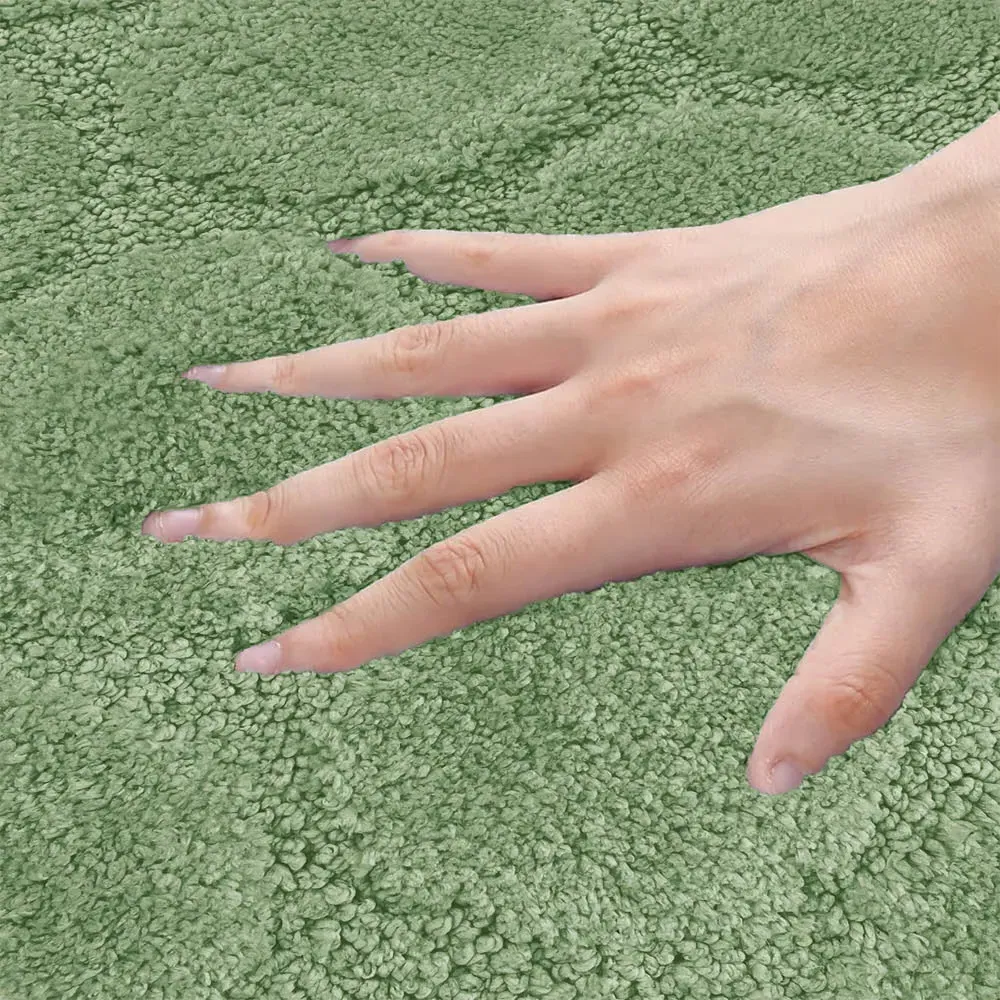 Cobla Bath Mat Set - Green