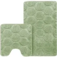 Cobla Bath Mat Set - Green