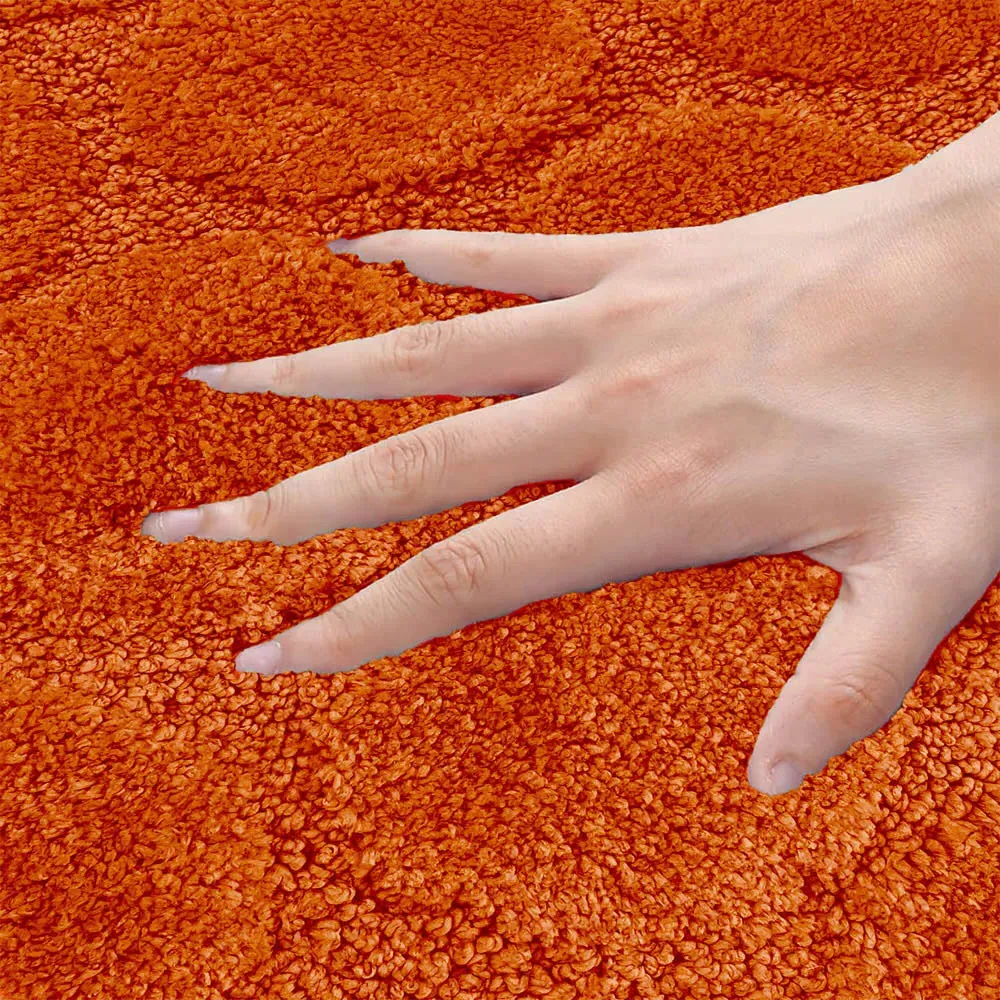 Cobla Bath Mat Set - Orange