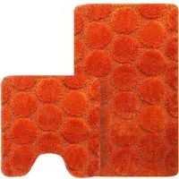 Cobla Bath Mat Set - Orange