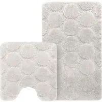 Cobla Bath Mat Set - White