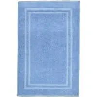 Cotton Hotel Bath Mat - Blue
