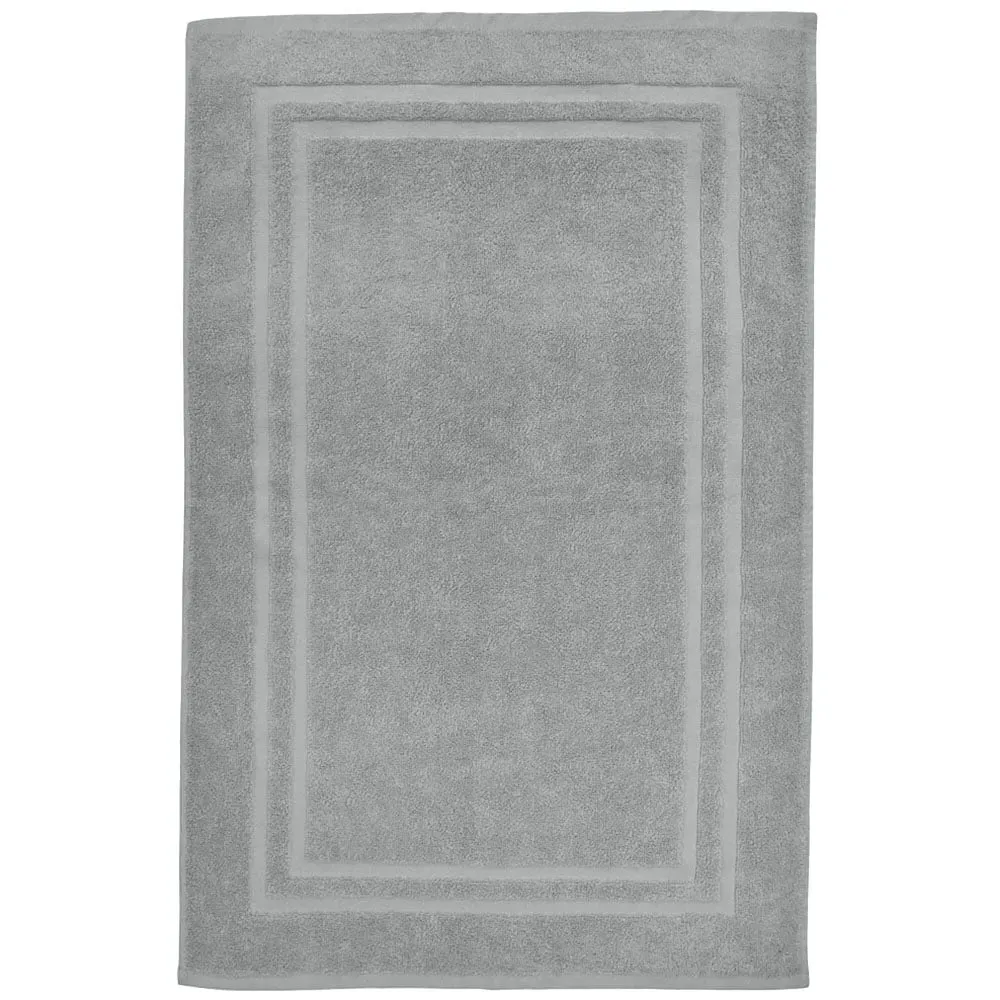 Cotton Hotel Bath Mat - Grey