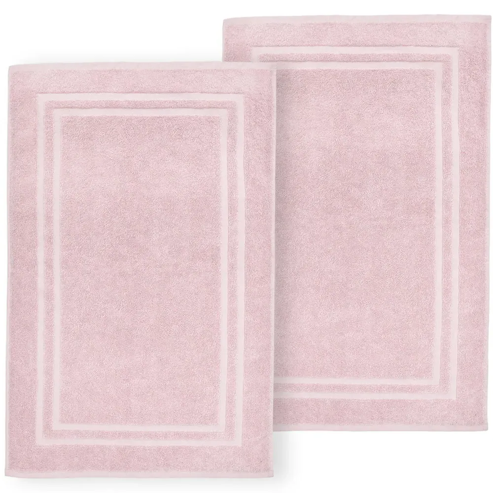 Cotton Hotel Bath Mat - Pink