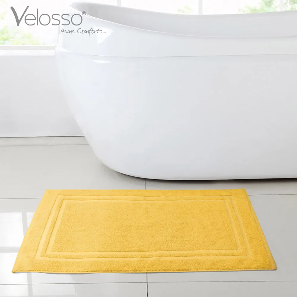 Cotton Hotel Bath Mat - Yellow