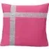 Diamante Cross Filled Cushion 2 Pack - Pink, Polyester