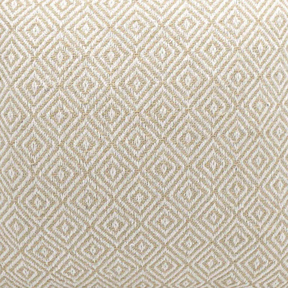 Diamond Filled Cushion 2 Pack - Cream, Cotton