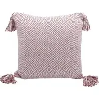 Diamond Filled Cushion 2 Pack - Pink, Cotton