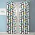 Dinosaur Pencil Pleat Curtains - Multi, Polyester