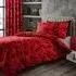 Double Camouflage Duvet Set - Red
