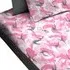Double Camouflage Fitted Sheet - Pink