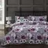 Double Cassia Floral Bedspread Set - Purple, Polycotton