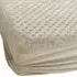 Double Chunky Popcorn Fitted Sheet - Cream