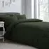 Double Duvet Set - Green, Microfibre