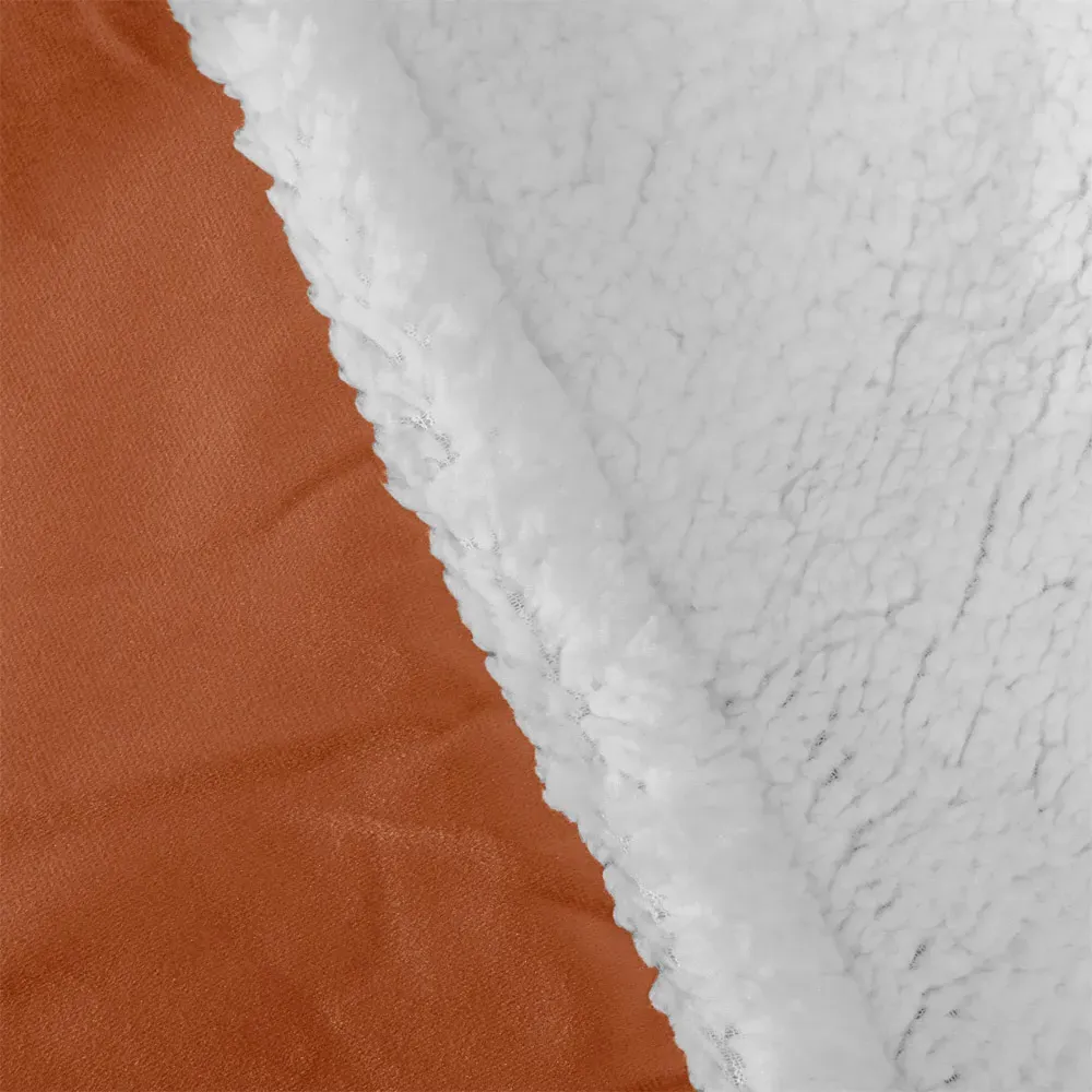 Evali Plush Throw - Orange