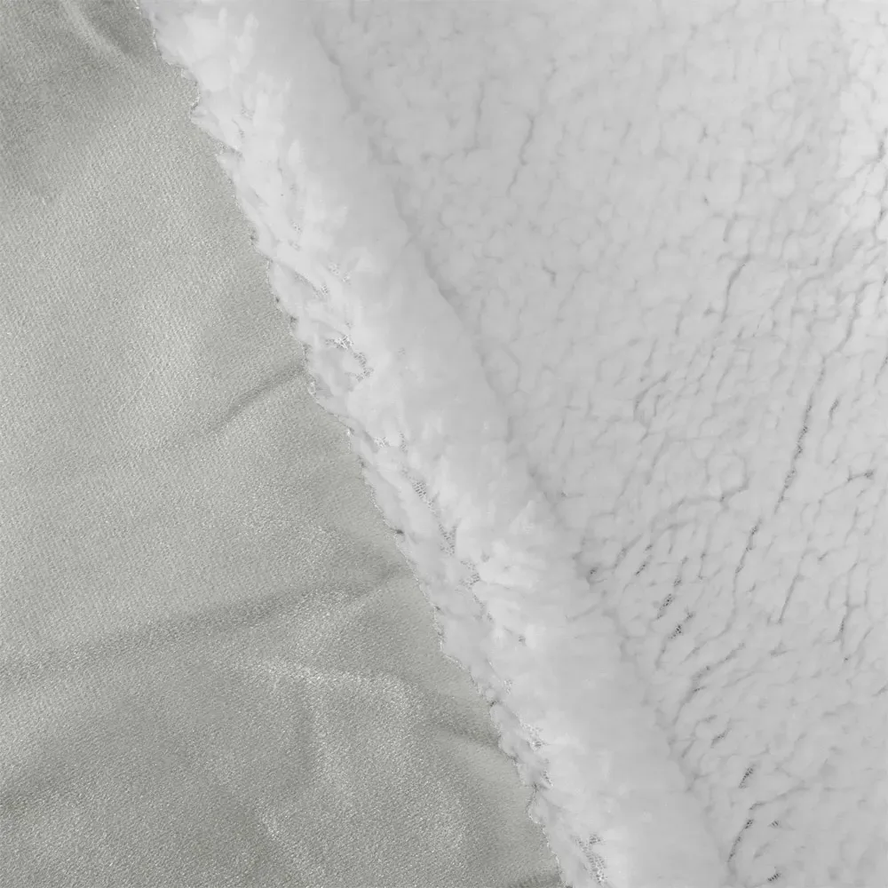 Evali Plush Throw - Silver