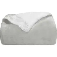 Evali Plush Throw - Silver