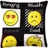 Expressions Filled Cushion 2 Pack - Black