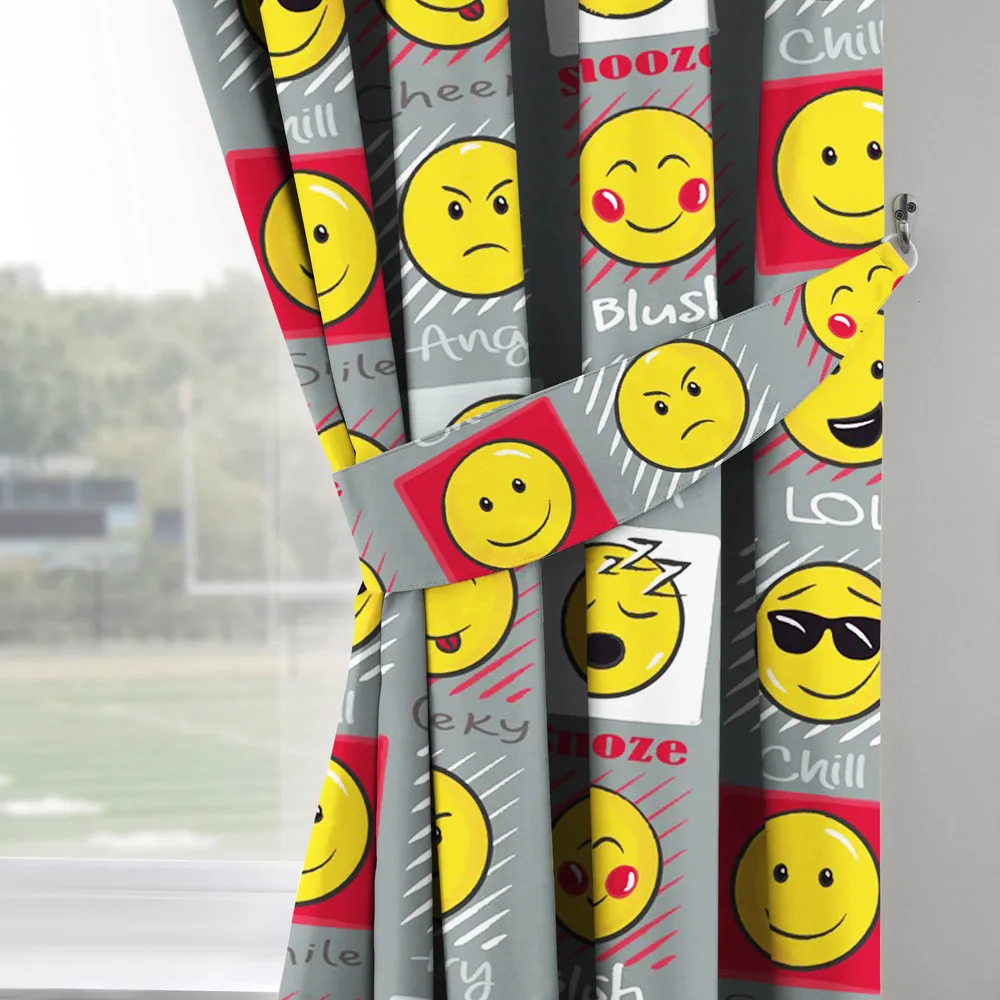 Expressions Tape Top Curtains - Grey