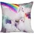 Flying Unicorn Rainbow Filled Cushion 2 Pack - Multi