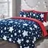 Galaxy Super King Teddy Duvet Set - Navy, Fleece