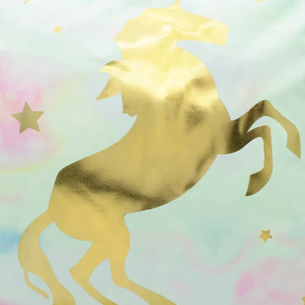 Golden Unicorn Filled Cushion 2 Pack - Multi