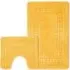 Greek Key Bath Mat Set - Yellow, Polypropylene