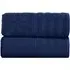 Hampi Bath Towel Set of 2 - Navy, Cotton