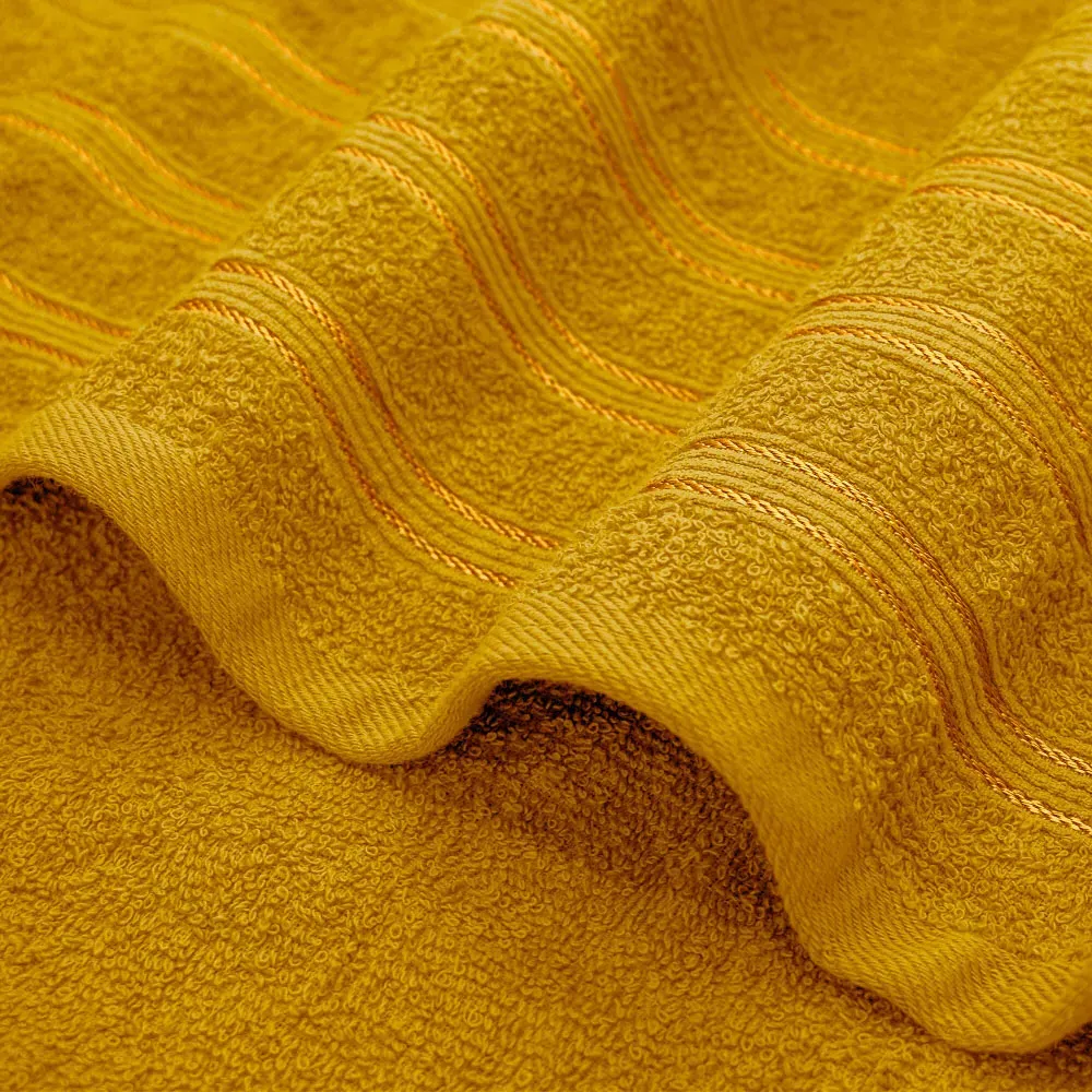 Hampi Bath Towel Set of 2 - Yellow, Cotton