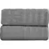 Hampi Cotton Bath Sheet Set of 2 - Silver