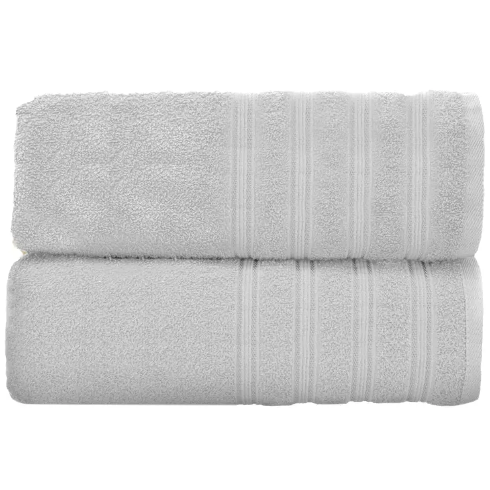 Hampi Cotton Bath Sheet Set of 2 - White