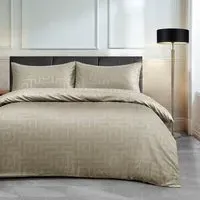 Helios Double Duvet Set - Cream
