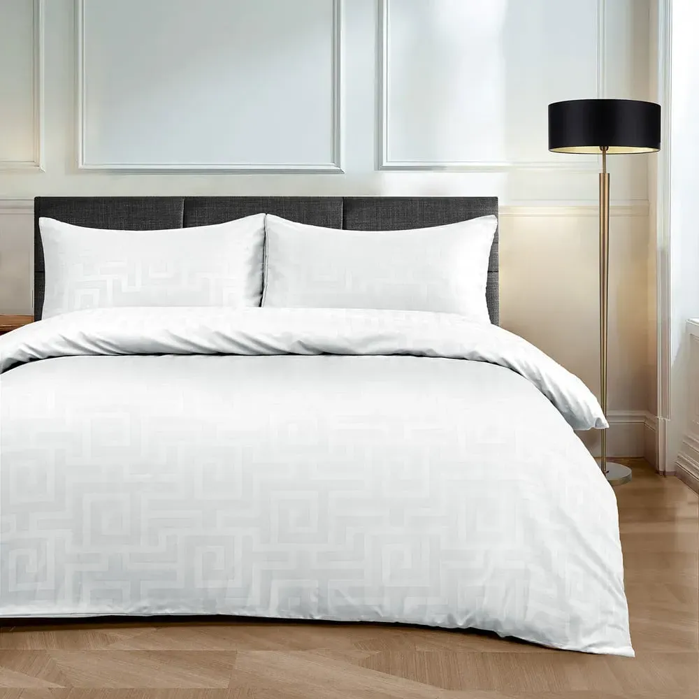 Helios King Size Duvet Set - White image