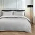 Helios Super King Size Duvet Set - Silver