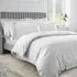 Hilton Double Stripe Duvet Set - White