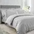 Hilton Single Stripe Duvet Set - Silver
