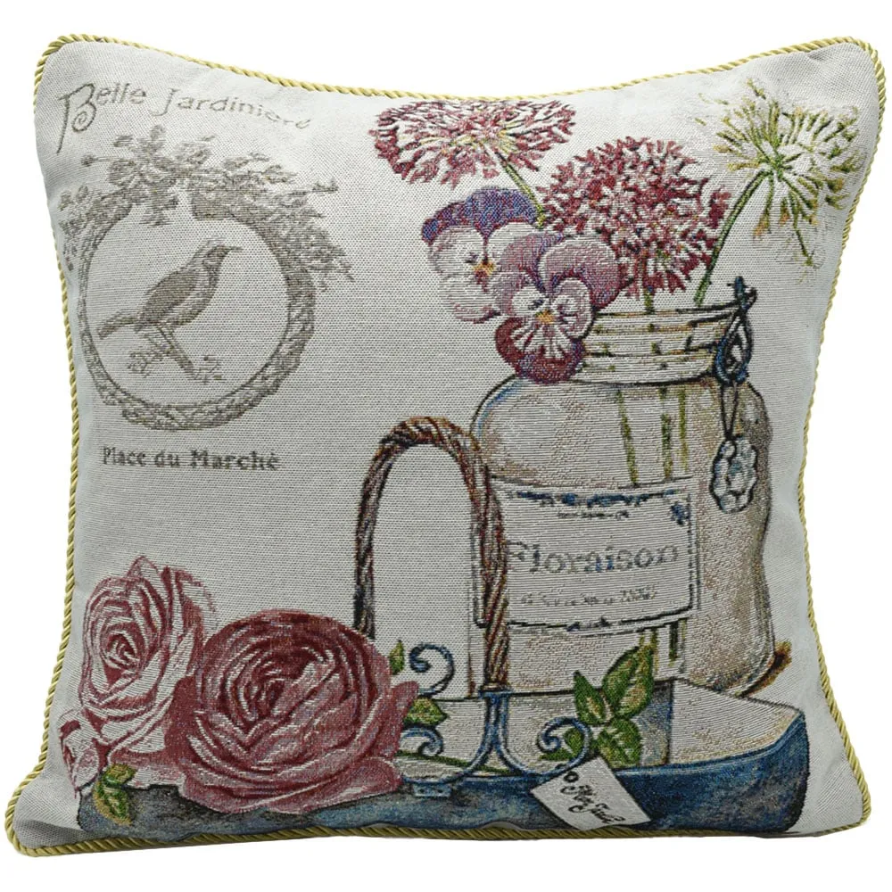 Jardine Tapestry Filled Cushion 2 Pack