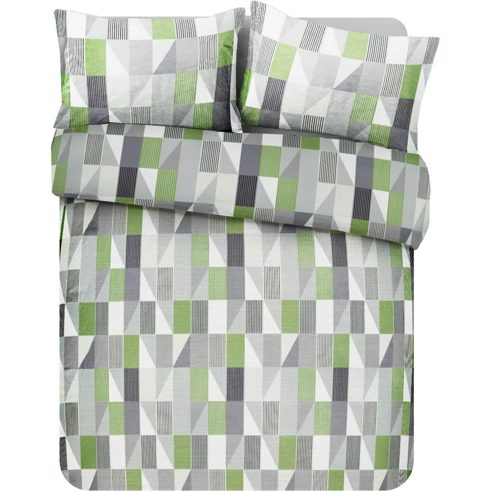 Jazz King Size Duvet Set - Green