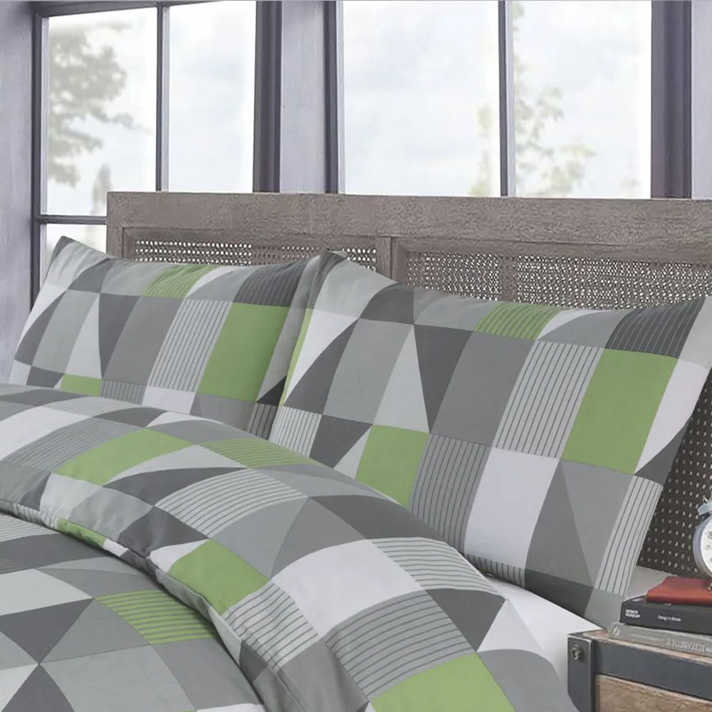 Jazz King Size Duvet Set - Green