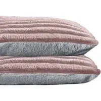 Jumbo Cord Pillowcase 2 Pack - Blush